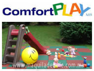 pisos areas infantiles MAQUILA DE HULE